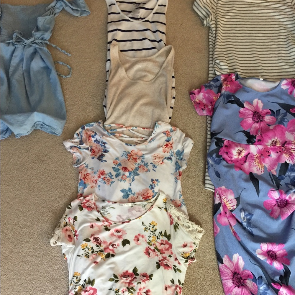 Maternity tanks and shirts